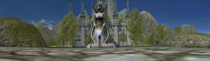 RO2 prontera castle fountain panoramic